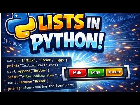 Master Python Lists in 10 Minutes | Append, Remove & Print | Python Beginner Series - Day 16
