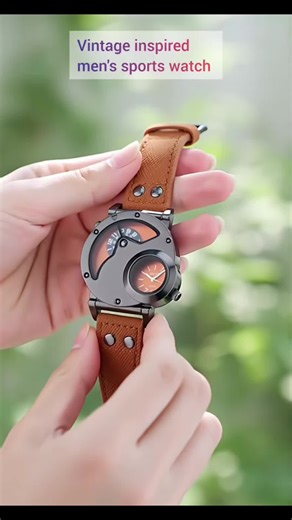 Vintage Inspired Men's Sports Watch for Style