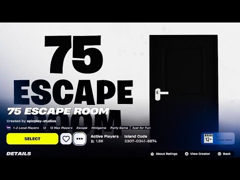 75 Fortnite Escape Rooms - Can You Beat Them All?