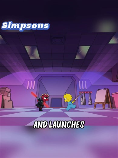 Maggies lightsaber is a pacifier #fyp #thesimpsons | maggie simpsons