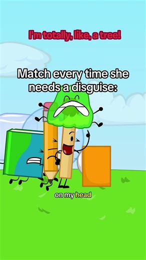 Match’s gelatinous disguise #bfdi #matchbfb #gelatinbfb #bubblebfb #bfdia