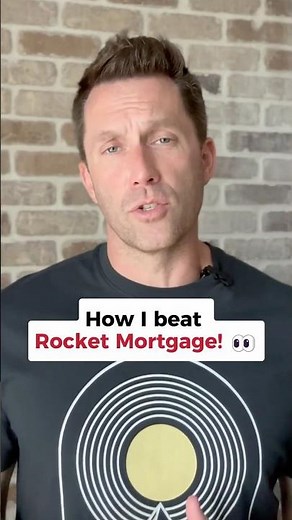 How I beat Rocket Mortgage.... #realestate #mortgage