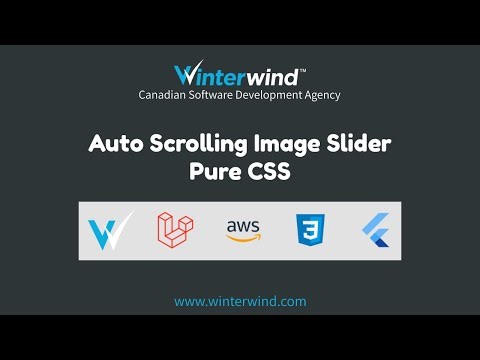 Auto Scrolling Image Slider with CSS