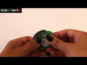 How To Replace A Chevrolet Corvette Key Fob Battery 2001 - 2004
