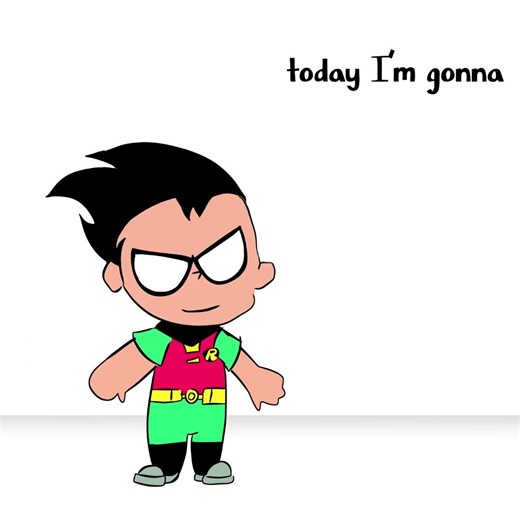 #teentitansgo || today im gonna turn into… #teentitans #kitty #cat #starfire #robin #dog