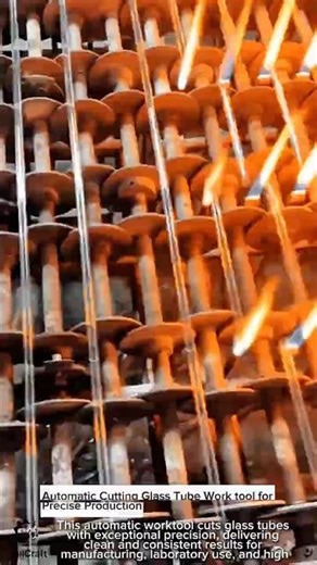 Automatic Cutting Glass Tube Work tool for Precise Production #worktool