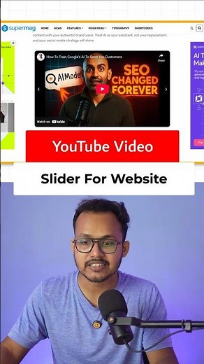 YouTube Video Slider For Website 🔥