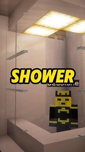 Working Shower in Minecraft.🚿 #minecraft