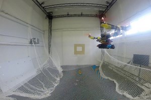 This bird-inspired morphing drone can slim down to fit through tight spaces