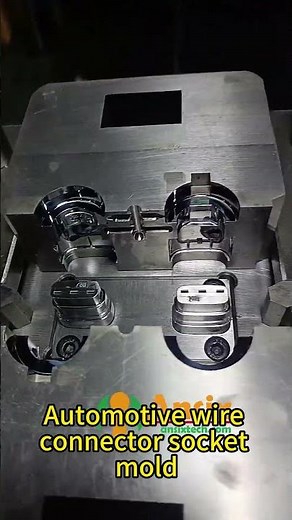 Automotive wire connector socket mold #ansix #injection #factory