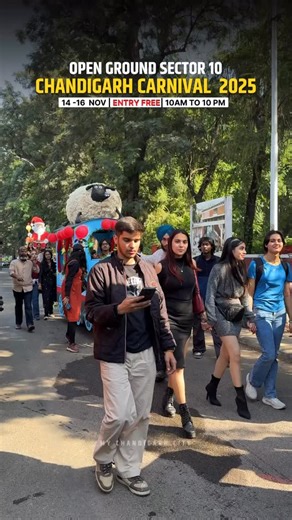Chandigarh Carnival 2025 📍 Open Ground, Opp. Govt. Museum & Art Gallery, Sector 10, Chandigarh 🎟 Free Entry — Don’t miss the retro rhythm! Save The Date: 14- 16 Nov 2025 #chandigarh #chandigarhcarnival #chandigarhmela #chandigarhgirls #zirakpur #chandigarhlife #chandigarhblogger #mohali✌️ #chandigarhblogger Chandigarh, Chandigarh Carnival, Chandigarh Festival, Panchkula, Chandigarh Night, Mela, Chandigarh, Chandigarh Festival , Chandigarh Event | My Chandigarh City Mohali Panchkula
