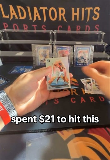 everything about paying to join a “3 mega box random team wheel spin whatnot break” of the new Donruss football is probably a bad idea — unless this happens. #jaydendaniels #downtown #paniniamerica #donruss #donrussfootball #commanders #sportscards #sportscardcollector #lucky #nfl #footballcards #cardbreaks