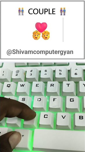 Dwra A Couple symbol in ms word #keyboard #world #youtube shorts