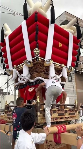 八尾市高安地区 大窪ふとん太鼓 #だんじり#神社#神#大阪#寺#車#祭#宮#ざくろ彫り#festival#excitement#Japan#temple#岸和田#歴史#入魂#小松