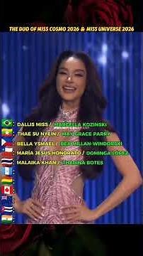 🌍👑 THE ULTIMATE PAGEANT POWERHOUSES: MISS COSMO & MISS UNIVERSE 2026 DREAM TEAMS! ✨🔥 #international