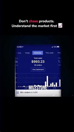 Stop chasing products — start studying the market instead @andystauring 📊a #dropshipping