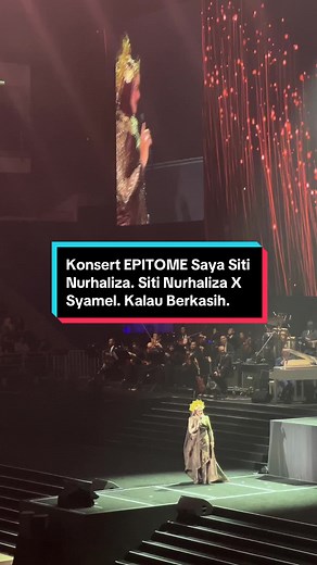 Siti Nurhaliza X Syamel Kalau Berkasih Konsert EPITOME Saya Siti Nurhaliza 2024 #epitomesayasitinurhaliza