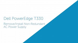 Cómo reemplazar la fuente de alimentación de PowerEdge T330
