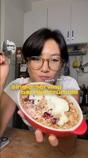 never say no to single serving oat dessert 😌
