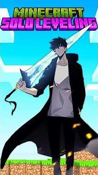 El mejor mod de Solo Leveling para Minecraft 😱