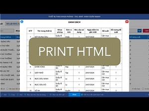 Print HTML - Tạo PDF trong Power Apps