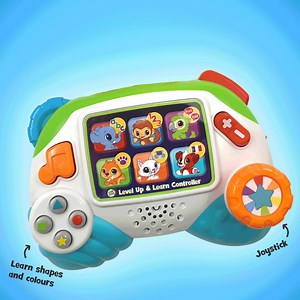 Keep your toddler entertained with the touch screen Level Up & Learn Controller, while helping them learn about counting, colours and even French phrases! http://bit.ly/2uHRM8K | LeapFrog UK