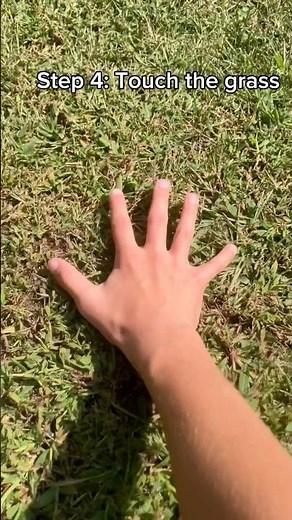 How to touch grass! (For Beginners) #tutorial#grass #viral #trend #shorts