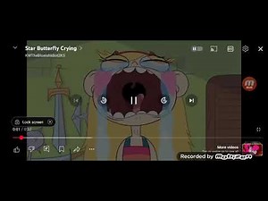 DISNEY CLIP IN STAR BUTTERFLY CRYING
