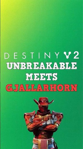 Unbreakable GLITCH With Gjallarhorn #destiny2 #bungie #destinythegame #d2