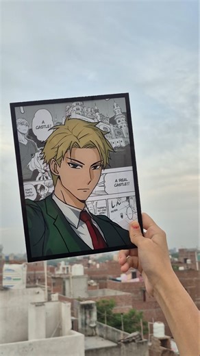 spy x family Loid Forger part-2 #treading #glasspainting #anime #art #short