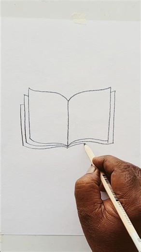 easy book drawing tricks
