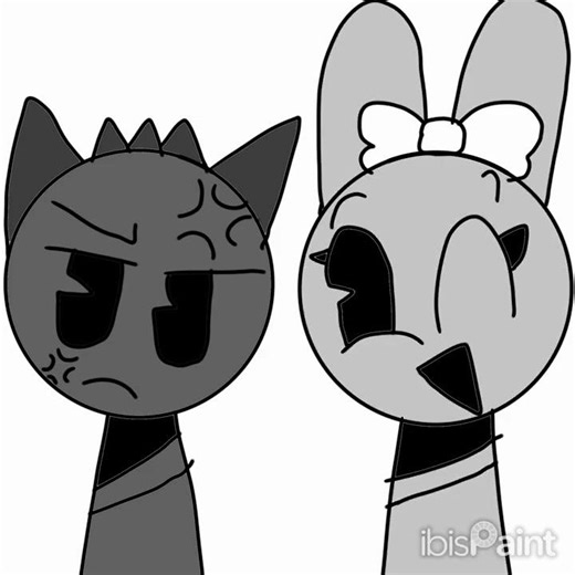 Vintage Raddy and Pinki (NOT A SHIP) #sprunki #speedpaint #vintage