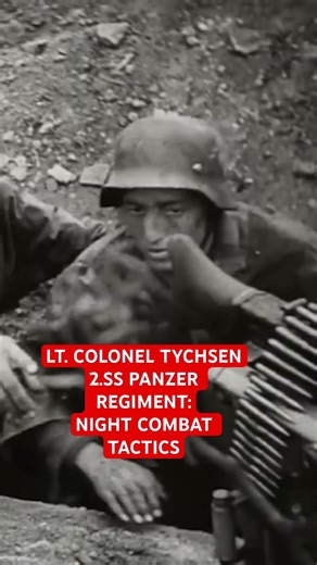 Tank at Night in Normandy 1944 of Wehrmacht in WW2 #tank #ww2 #shorts