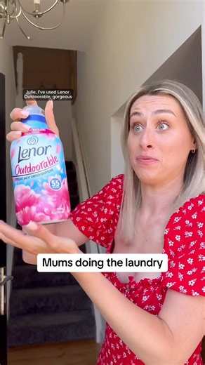 AD Mums loving the freshness Outdoorable brings to laundry 😍 #lenor #laundrytok