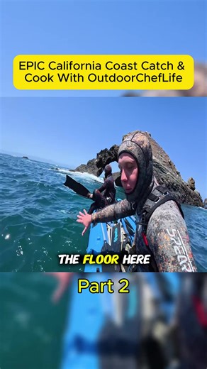 EPIC California Coast Catch & Cook With OutdoorChefLife Part 2 #California #Catch #Cook #fyp #tiktok