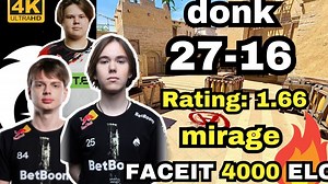 神仙打架！均分4000 donk和京介\u002Fzweih三排 (荒漠迷城) | 2025.02.21 | CS2 POV\u002FDEMO