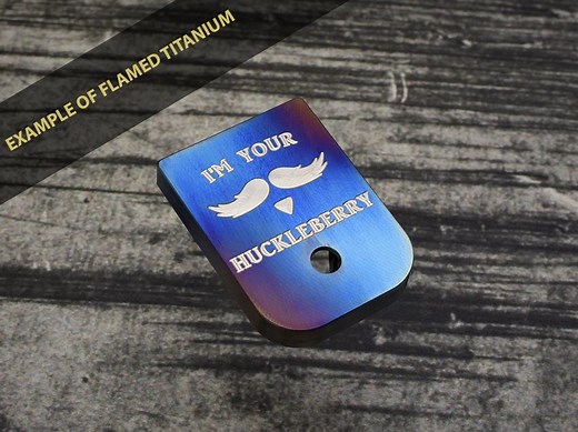 Custom Engraved Magazine Base Plate (All Emblems) | Mag Base Plate