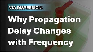 Via Dispersion: Why Propagation Delay Changes with Frequency | Guillermo Martínez