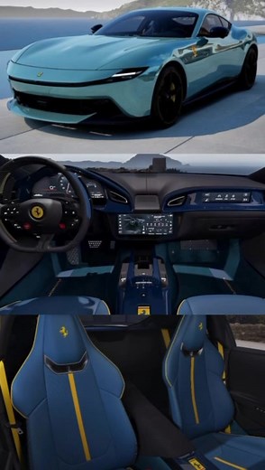 Ferrari Amalfiに似合うカラーを探そう。 Turchese Molvedo × Baby Blue #Ferrari #ferrariamalfi #nicolecompetizione | Ferrari Nicole Competizione