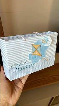 Sacolinha personalizada fundo automático #diy #papelaria