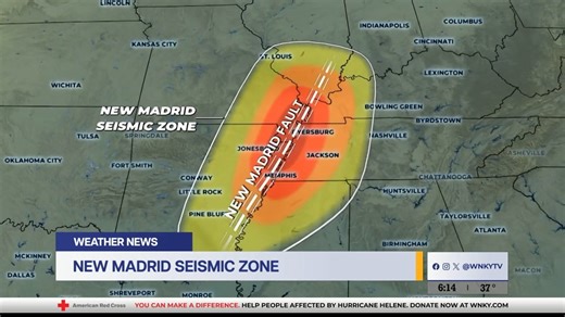 WNKY News 40 Weather Report: New Madrid Seismic Zone - WNKY News 40 Television