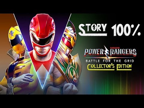 Power Rangers Battle for the Grid 100% - Full Game Walkthrough / Longplay (HD, 60fps)