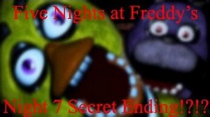 Five Nights At Freddy's-Night 7 Secret Ending?!?! (Customize Night)