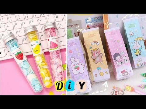 🌷How to make stationery | DIY cute stationery supplies | handmade stationery | school hacks