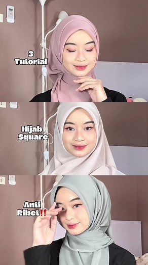 Tutorial Hijab Segi Empat: Cara Pakai Jilbab Segi Empat