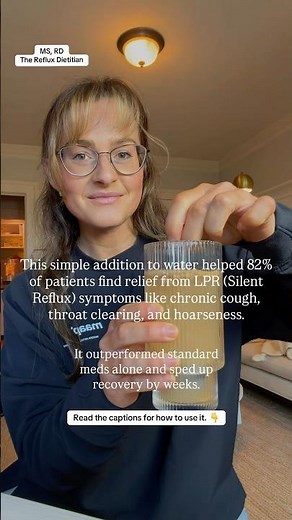 82% LPR symptom resolution with this simple addition to their protocol➡️FULL VIDEO on the study👇