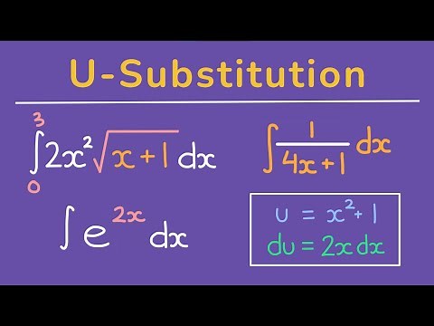 U Substitution Integrals - 20 Problems