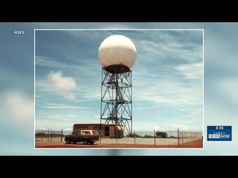 Main weather radar serving Oahu and Maui County down during Kona lows