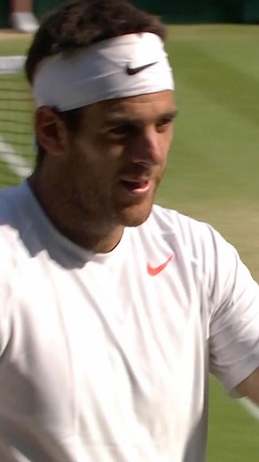 Djokovic and Del Potro at their battling best 🥹 | Wimbledon