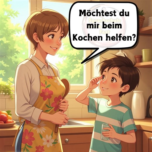 267K views · 9.8K reactions | Deutsch Lernen mit Dialogen | Mutter & Sohn - Frühstückszeit #deutschlernen #learngerman #easygerman #einfachdeutsch #deutschlernen #learngerman #easygerman #einfachdeutsch #deutschland #germanlanguage #deutschkurs #germany #deutschkurs | Deutsch Lernen | Facebook